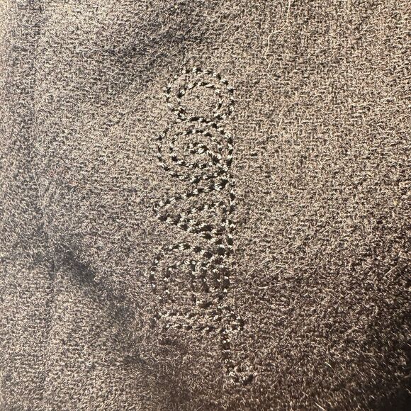 Covet Handcrafted Redemption Black Wool Blend Double Breasted Button Coat Jacket - Picture 14 of 14